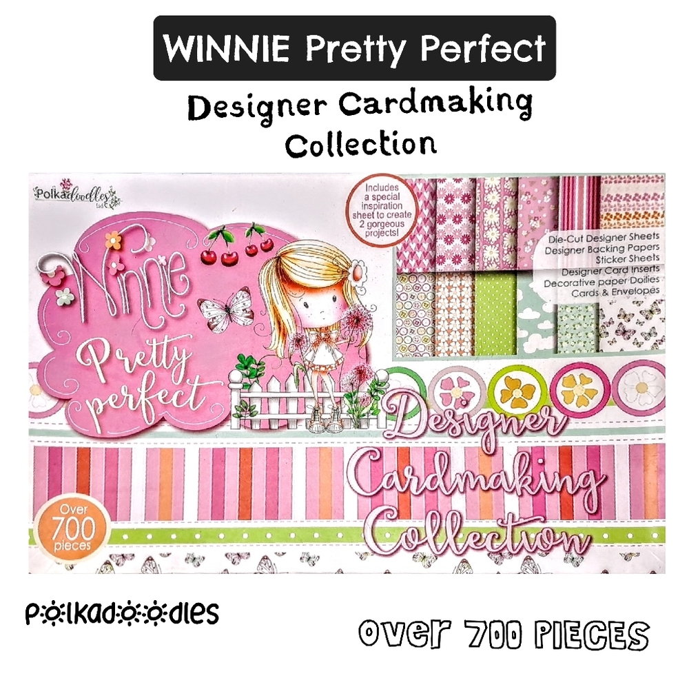700-Piece Set.Winnie PRETTY PERFECT Designer Cardmaking Collection. NWT